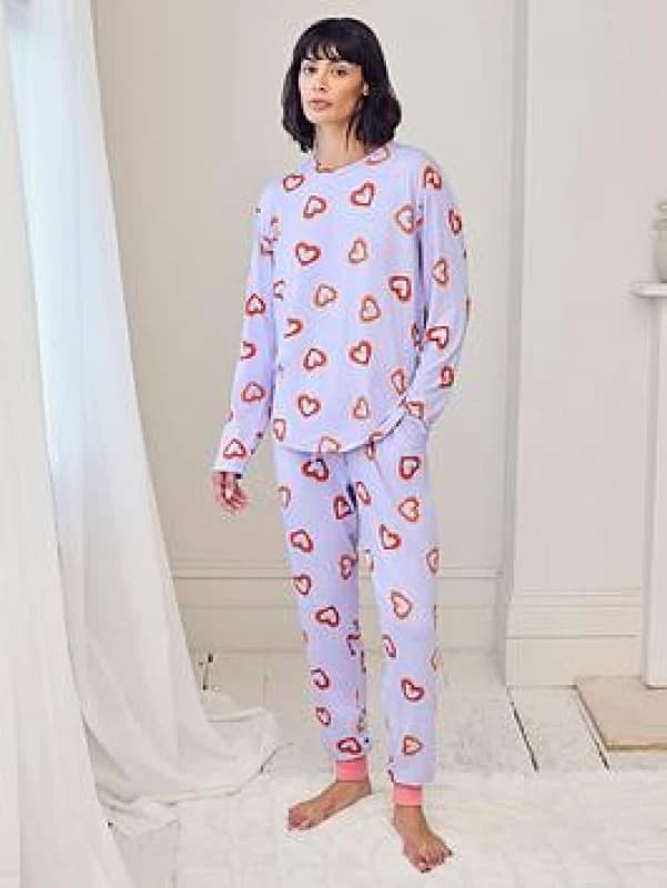 Chelsea Peers Chelsea Peers Classic Long Sleeve Set Lilac - Chelsea Peers - Size: 28 Lilac Female 28 NH53710