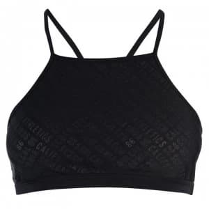 SoulCal Deluxe Halterneck Bikini Top - BLACK