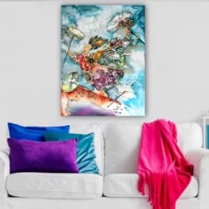 864367423_70100 Multicolor Decorative Canvas Painting