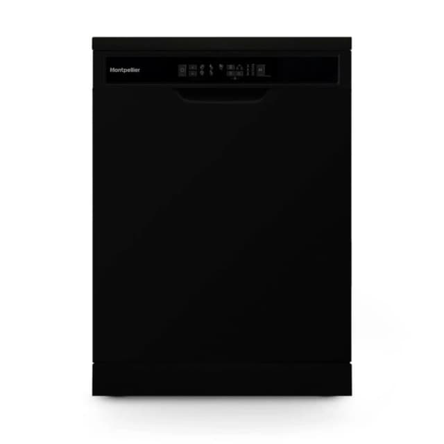 Montpellier Black 13 Place Setting Dishwasher - Freestanding - D Energy Rating Black Unisex