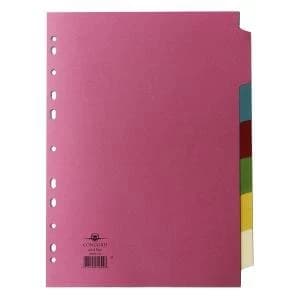 Concord Divider 6-Part A4 160gsm Multicoloured 70699J6