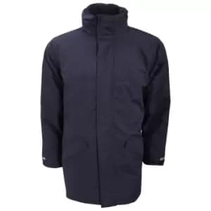 Result Mens Core Winter Parka Waterproof Windproof Jacket (2XL) (Navy Blue)