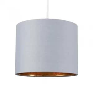 Reni Small Pendant Shade in Grey and Gold