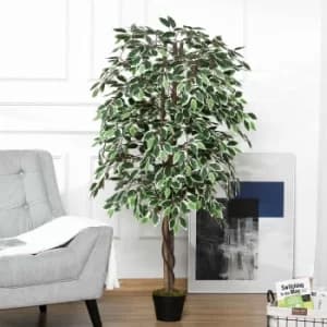 160cm Artificial Ficus Tree, none