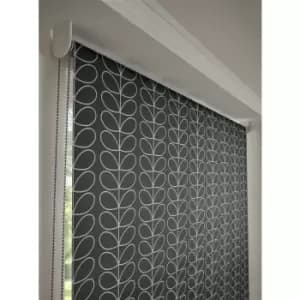 Blinds Linear Stem Cool Grey Roller Blind 90 x 162cm - Orla Kiely