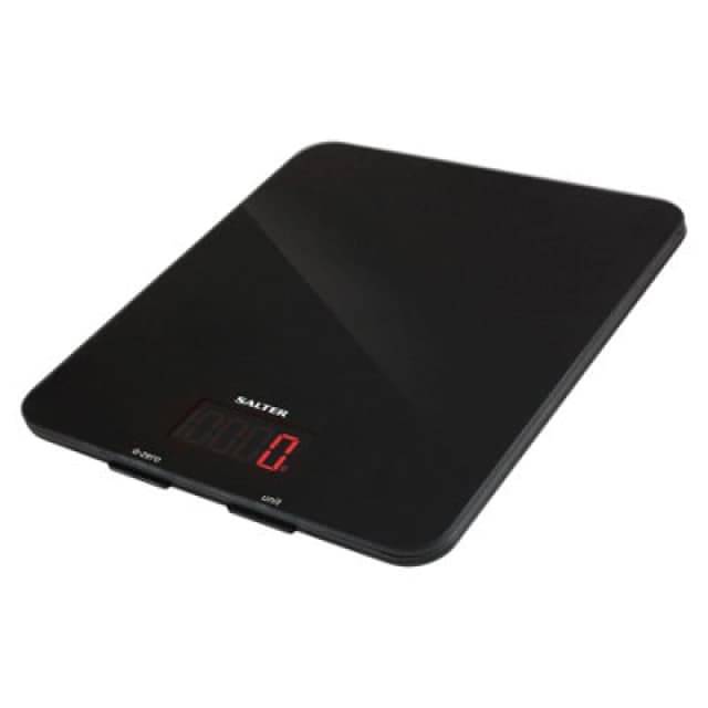 Salter High Capacity Kitchen Scales Black unisex