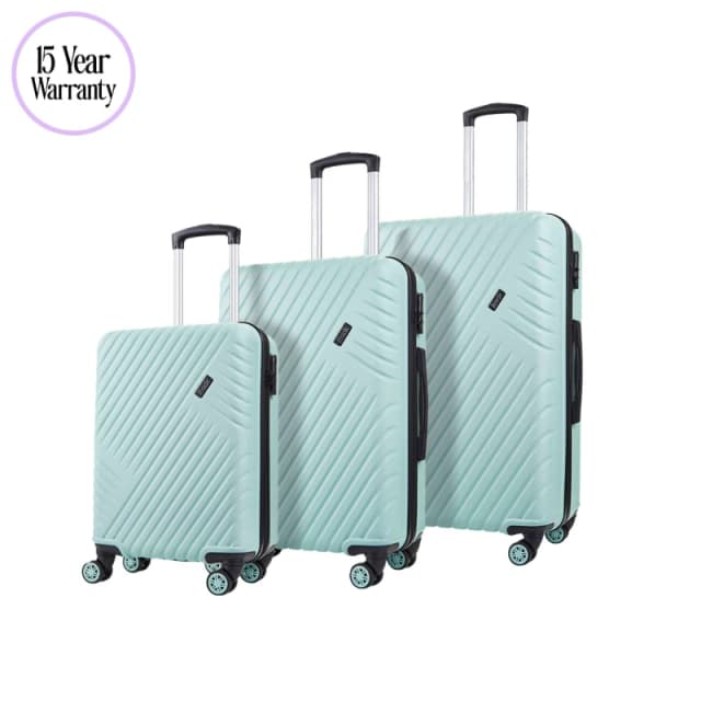 Rock Rock Santiago Green Large Suitcase Green EA70001