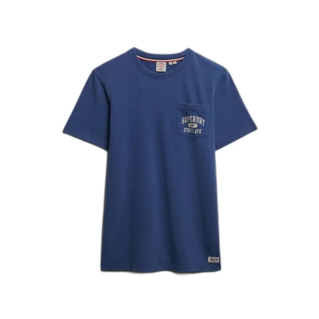 Superdry T-Shirt Superdry Vintage Prep Relaxed Bleu Male L