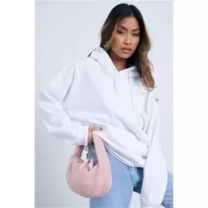 I Saw It First Blush Pink Borg Grab Bag - Pink