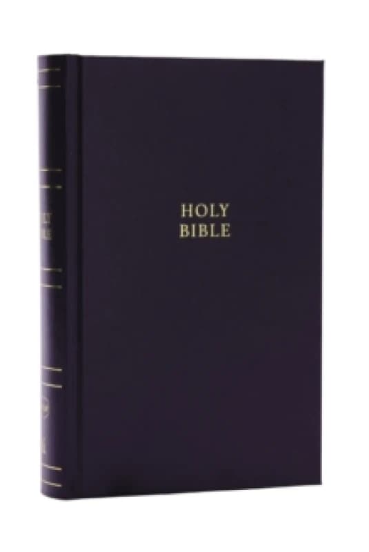 NKJV Personal Size Large Print Bible with 43,000 Cross References, Black Hardcover, Red Letter, Comfort Print Hardback
