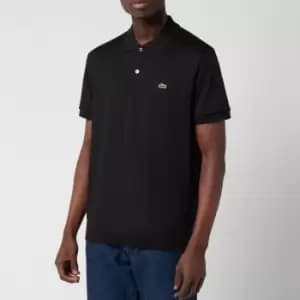 Lacoste Mens Pima Polo Shirt - Black - 5/L