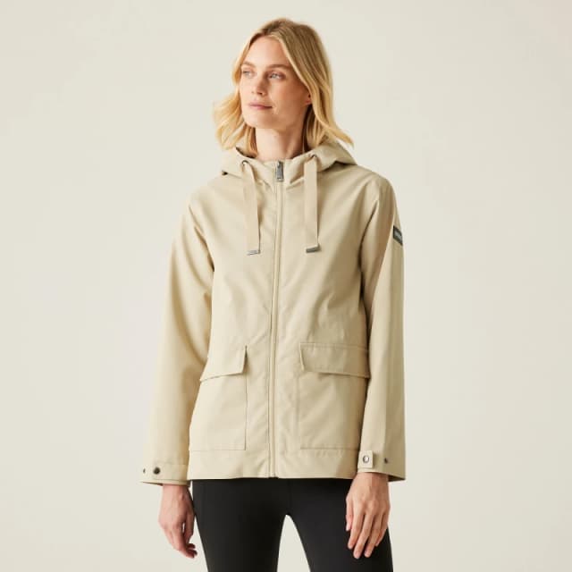 Regatta Womens Otilie Isotex Waterproof Breathable Jacket White Pepper female 18
