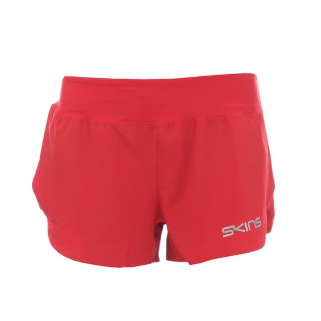 Skins Running Shorts Womens - Red Red 8