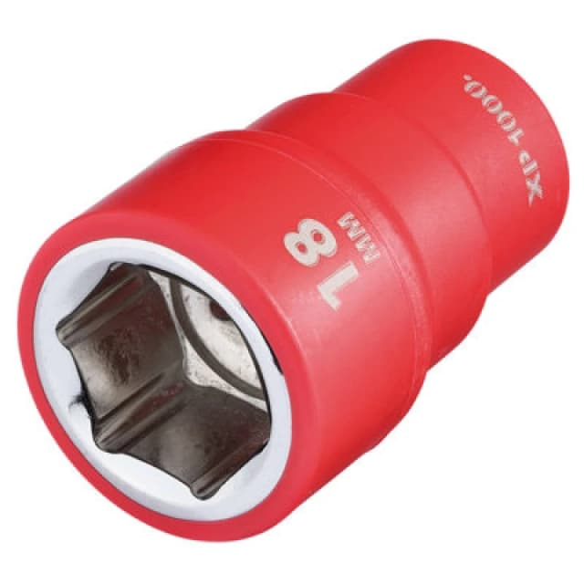 Draper XP1000 3/8" Drive VDE Insulated Hexagon Socket 17654 Drive: 3/8"