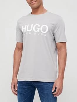 Hugo Boss Dolive Large Logo T-Shirt Grey Size 2XL Men
