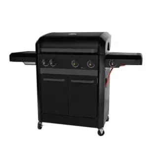 Tower 67.5X91X57.5Cm Stealth Pro Four Burner Bbq W/ Burner Rotisserie And Cover - Black