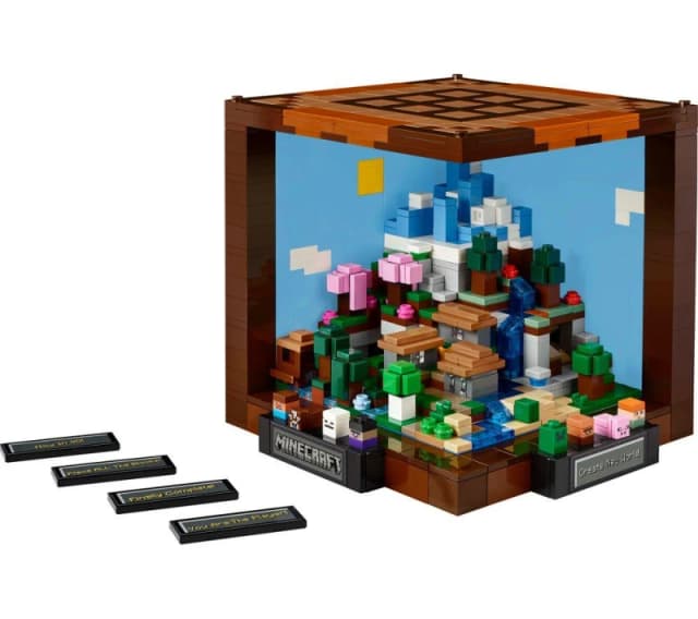 LEGO LEGO Minecraft The Crafting Table model Set for Adults 21265