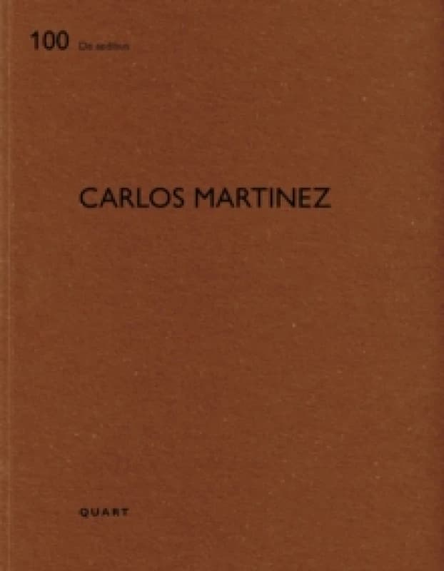 Carlos Martinez : De aedibus 100 Paperback / softback