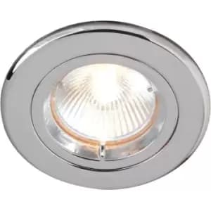 Robus GU/GZ10 Fixed IP20 Non-Integrated Downlight Chrome - R201SC-03