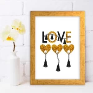 AC1299438424 Multicolor Decorative Framed MDF Painting