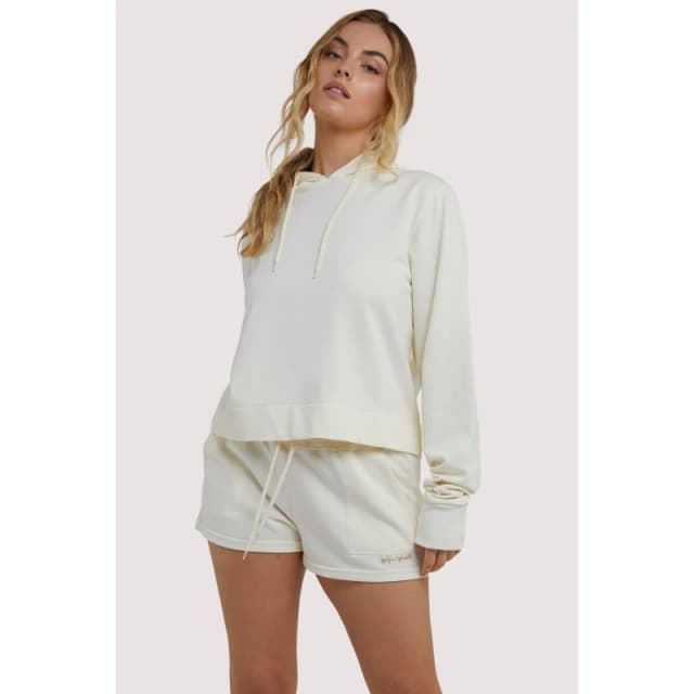 Wolf and Whistle Winter White Hooded Top White female 8