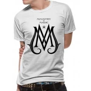 Crimes Of Grindelwald - Ministry Deco Logo Unisex Large T-Shirt - White