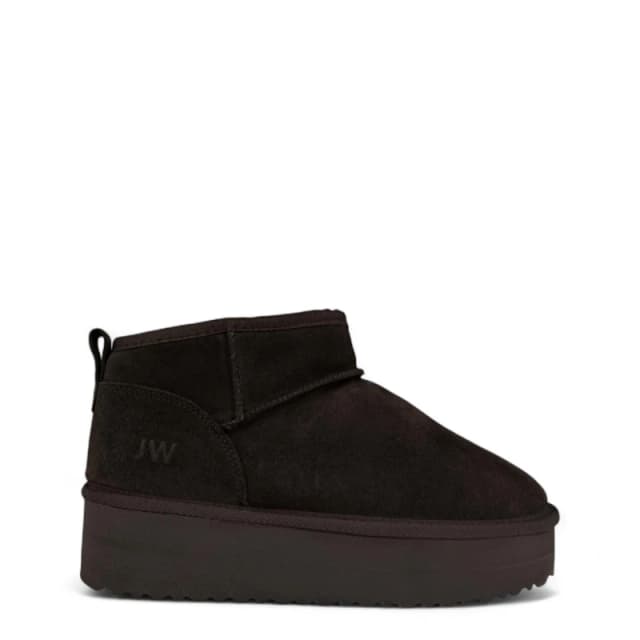 Jack Wills Platform Snug Boots Womens Chocolate female 5 (38)