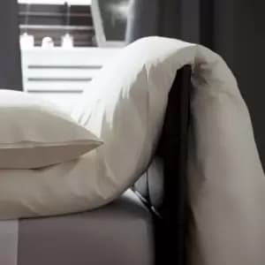 Belledorm Premium Blend 500 Thread Count Duvet Cover (Double) (Ivory)