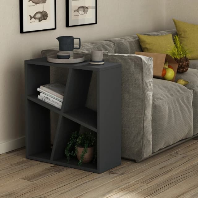 GFW Birtley Shelving Unit in Black Unisex