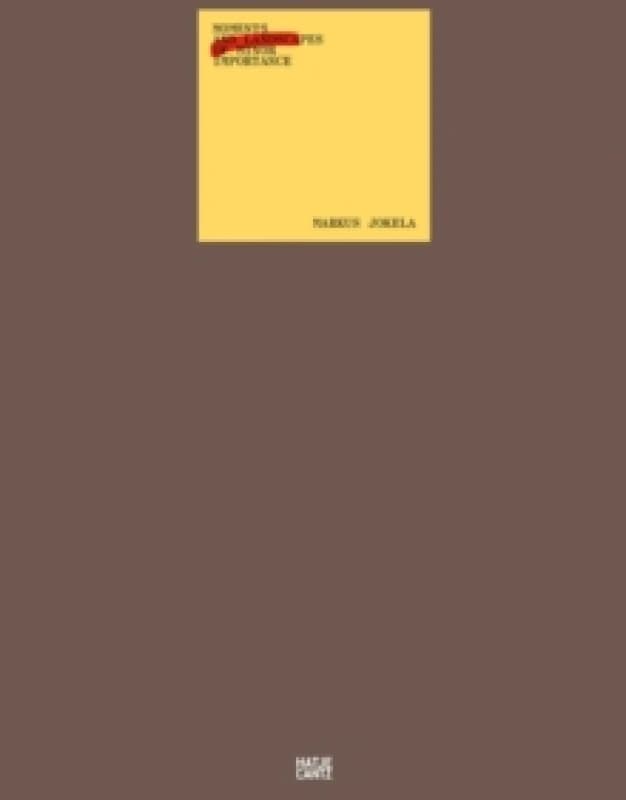 Markus Jokela : Moments and Landscapes of Minor Importance Hardback