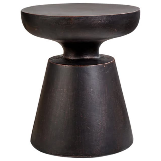 Beliani Side Table Mincio 45cm 45cm Black