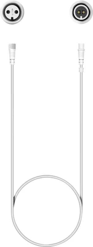 EAGLE-CON Easy-Connect 5m Flexible Rubber Extension Male/Female Leads - White ELV-872672