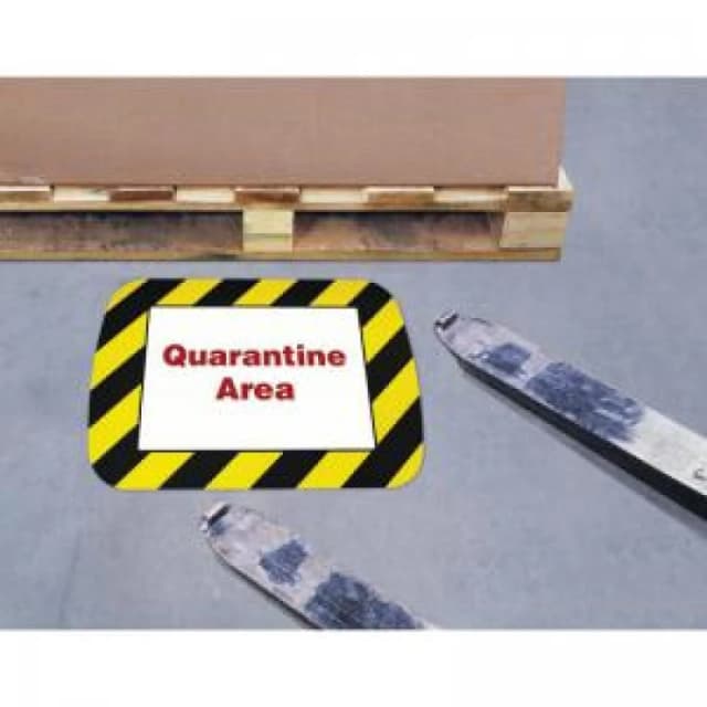 Frames4Floors PVC Floor Label Holders For Warehouse A4 210mmx295mm EXR61326BV