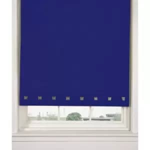 Roller Blind Sq. Eyelet 90 x 165cm Royal Blue