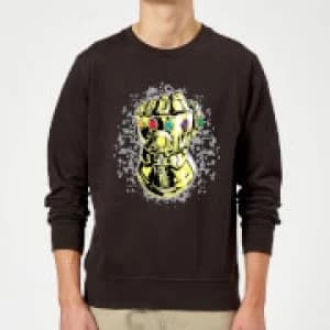 Marvel Avengers Infinity War Fist Comic Sweatshirt - Black