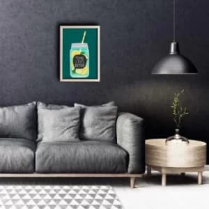 KCT-028 Multicolor Decorative Framed MDF Painting