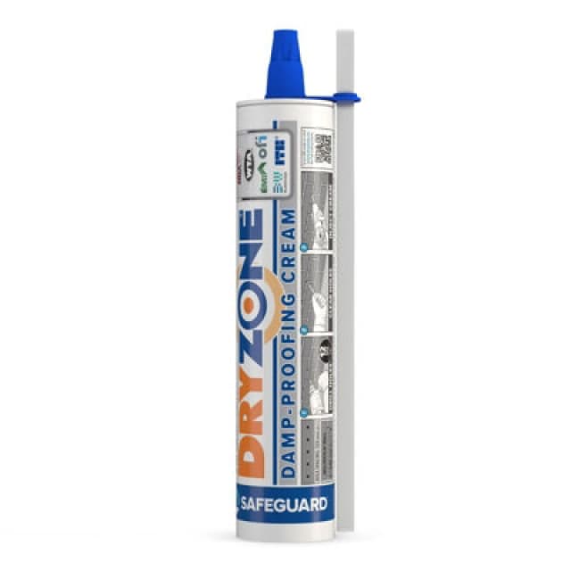 Dryzone Damp Proofing Cream (Dpc) - 310Ml - High-Strength Injection Cream For Rising Damp Treatment. Bba & Wta Approved