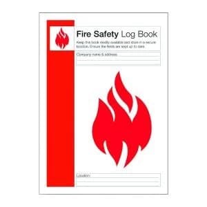 Fire Safety Log Record Book Aides compliance with fire safety