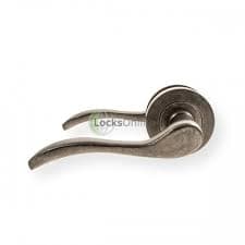 LocksOnline Turin Lever Door Handle on Round Rosette