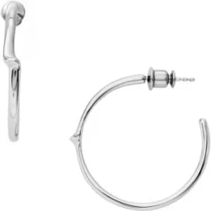 Ladies Skagen Stainless Steel Elin Hoop Earrings