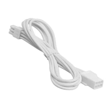 BitFenix Alchemy 6Pin PCIe Extension 45cm - sleeved white/white