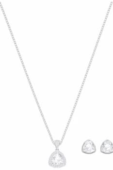 Ladies Swarovski Jewellery Begin Earring & Necklace Set 5373640