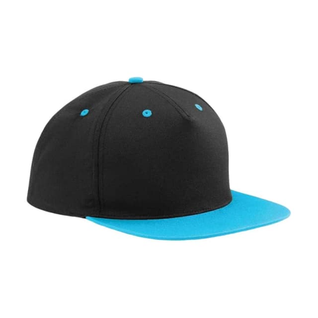 Beechfield Womens Contrast 5 Panel Snapback Cap in Blue Blue Female One Size