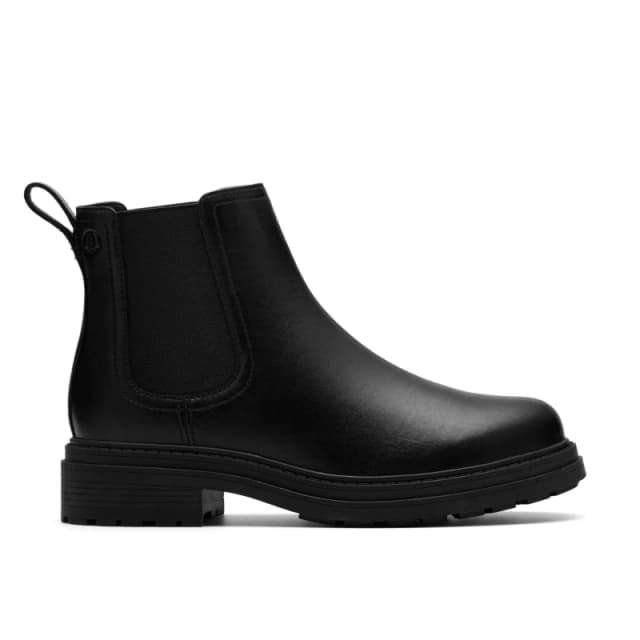Clarks Clarks Women Orinoco 3 Lane Black Leather Chelsea Boots,Ankle Boots Size: 4-Standard Fit Black 4-Standard Fit Female 5063421643114