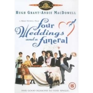 Four Weddings And A Funeral 1994 DVD