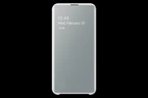 Samsung White Galaxy S10e Clear View Cover