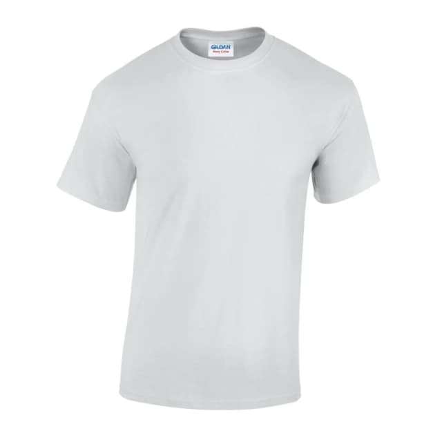Gildan Mens Cotton T-Shirt in White Size: Small White Male S