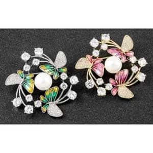 Circle of Butterflies Brooch