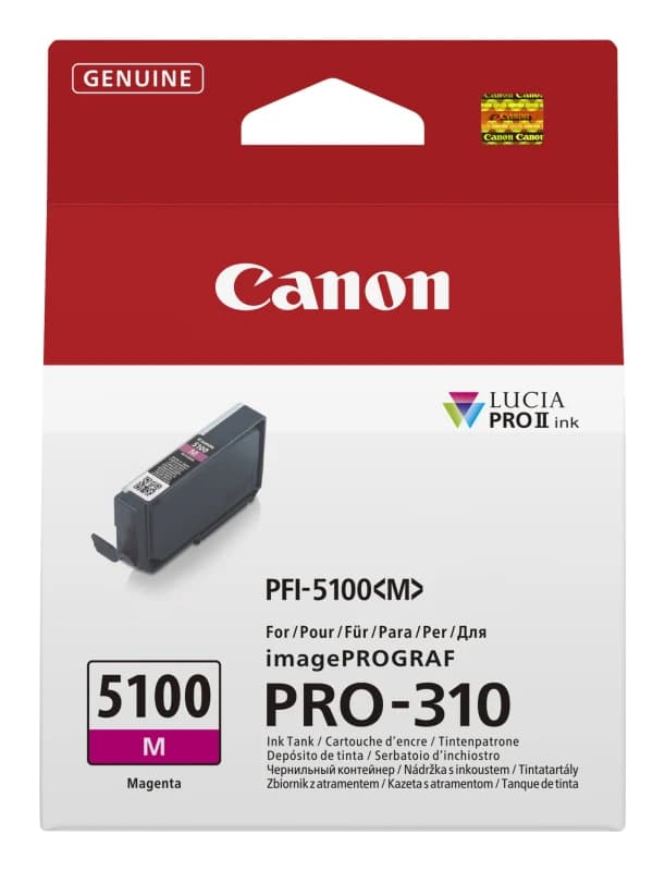 Canon PFI-5100M Magenta Ink Cartridge - 6954C001 (Original)