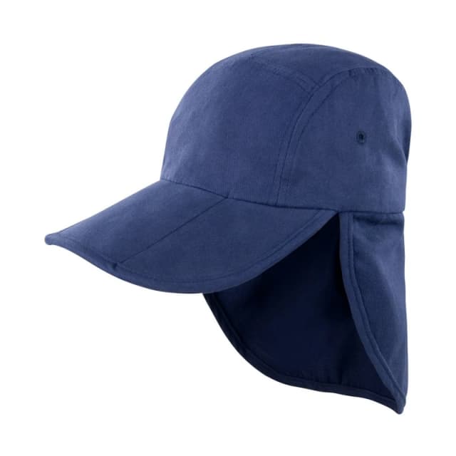 Result Result Men Fold Up Legionnaire Hat in Navy Navy One Size Male 5063470496099